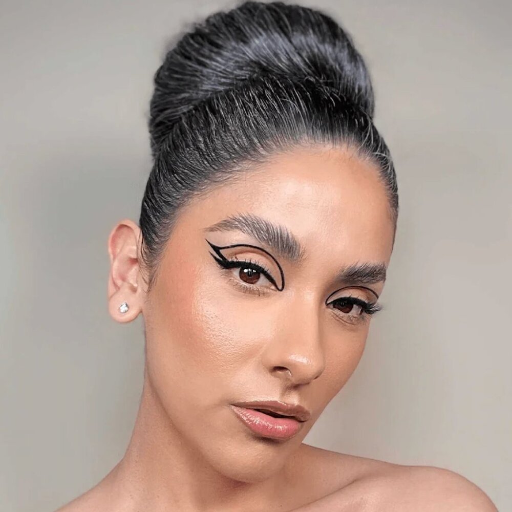 INH Hair Sammy Bun - Salt and Pepper Black - New & Unopened